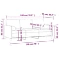 Miniatyrbillede 8 af 8: vidaXL 3-personers sofa med pyntepuder 180 cm velour gul