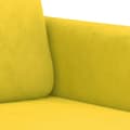 Miniatyrbillede 4 af 7: vidaXL sofasæt 2 dele velour gul