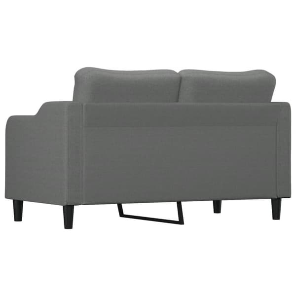 vidaXL 2-personers sofa 140 cm stof mørkegrå