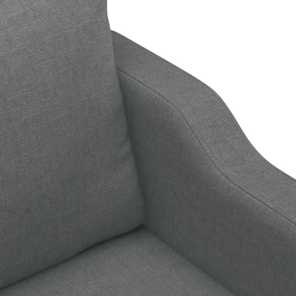 vidaXL 2-personers sofa 140 cm stof mørkegrå