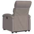 Miniatyrbild 4 av 11: vidaXL Elektrisk reclinerfåtölj med uppresningshjälp taupe tyg