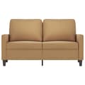 Miniatyrbillede 3 af 8: vidaXL 2-personers sofa 120 cm fløjl brun