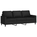 Miniatyrbillede 4 af 10: vidaXL sofasæt 4 dele velour sort