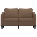 Miniatyrbillede 2 af 8: vidaXL 2-personers sofa 140 cm stof brun