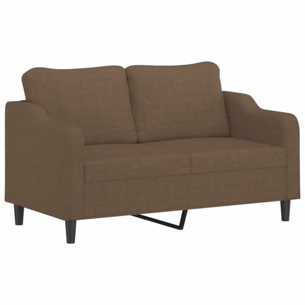 vidaXL 2-personers sofa 140 cm stof brun