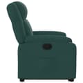Miniatyrbild 8 av 11: vidaXL Reclinerfåtölj med uppresningshjälp mörkgrön tyg
