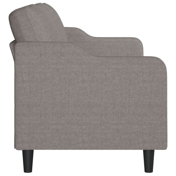 vidaXL 3-sitssoffa taupe 180 cm tyg