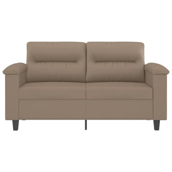 vidaXL 2-personers sofa 120 cm kunstlæder cappuccino