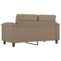 Miniatyrbillede 5 af 8: vidaXL 2-personers sofa 120 cm kunstlæder cappuccino