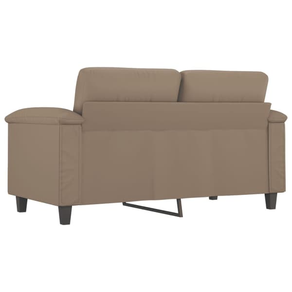 vidaXL 2-personers sofa 120 cm kunstlæder cappuccino