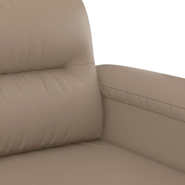 vidaXL 2-personers sofa 120 cm kunstlæder cappuccino