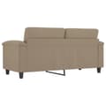 Miniatyrbillede 4 af 8: vidaXL 2-personers sofa 140 cm mikrofiberstof gråbrun