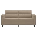Miniatyrbillede 2 af 8: vidaXL 2-personers sofa 140 cm mikrofiberstof gråbrun
