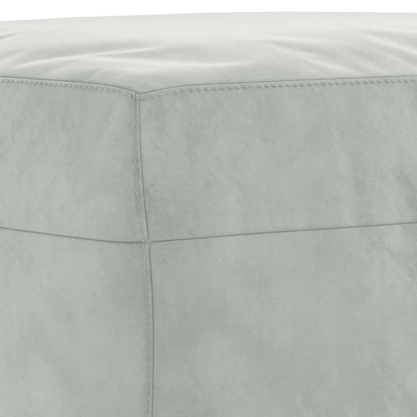 vidaXL sofasæt 3 dele med puder velour lysegrå