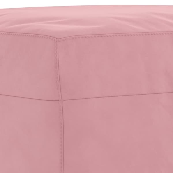 vidaXL sofasæt 3 dele velour lyserød