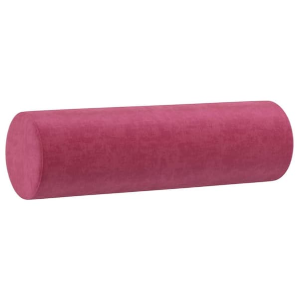 vidaXL sofasæt 2 dele med puder velour vinrød