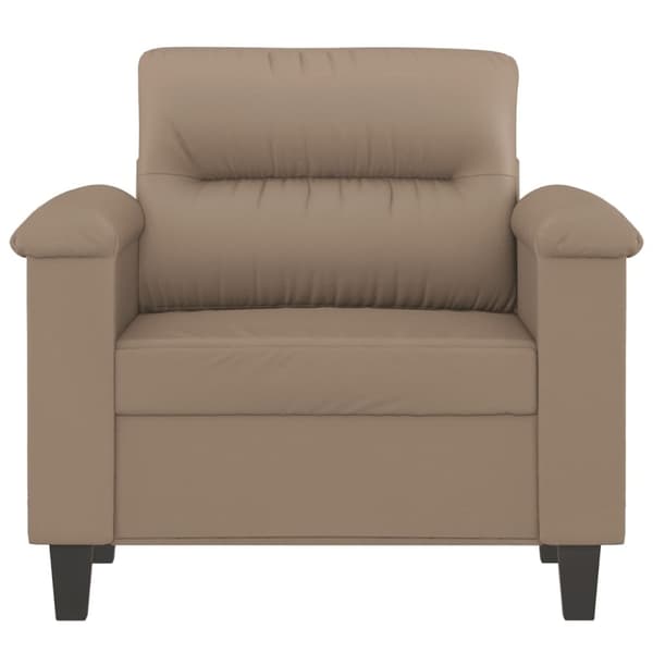 vidaXL lænestol 60 cm kunstlæder Cappuccino