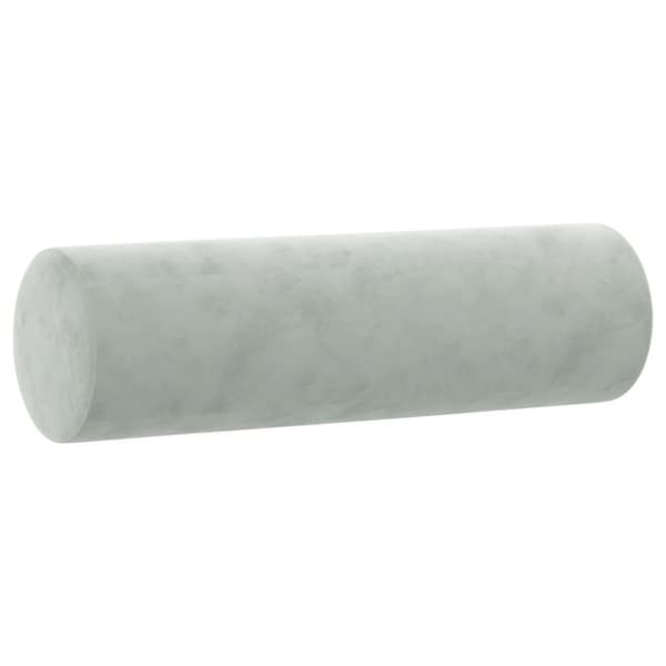 vidaXL sofasæt 3 dele med puder velour lysegrå