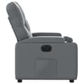 Miniatyrbild 10 av 11: vidaXL Elektrisk reclinerfåtölj grå konstläder