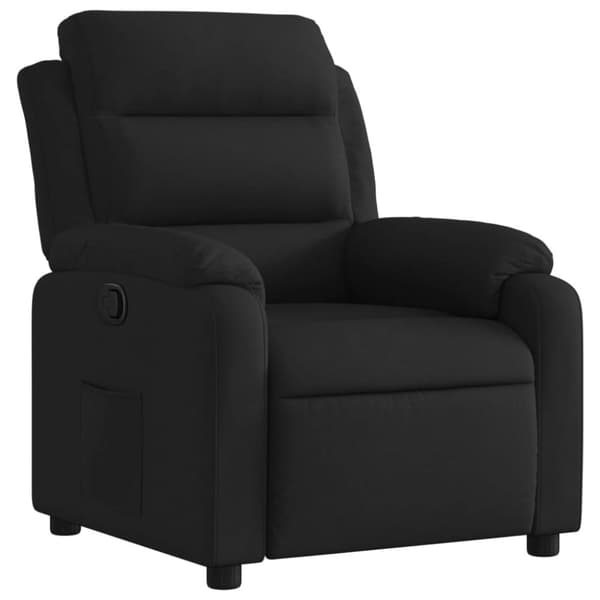 vidaXL Reclinerfåtölj svart tyg