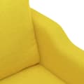 Miniatyrbillede 6 af 10: vidaXL sofasæt 4 dele med hynder stof lysegul