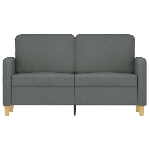 vidaXL 2-personers sofa 120 cm stof mørkegrå