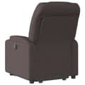 Miniatyrbild 3 av 11: vidaXL Elektrisk reclinerfåtölj med uppresningshjälp brun tyg
