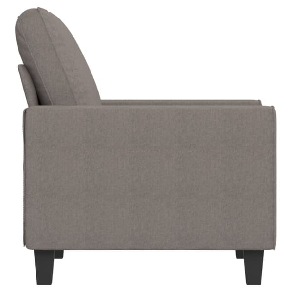 vidaXL Fåtölj taupe 60 cm tyg