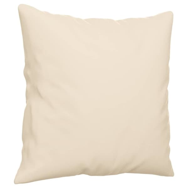 vidaXL sofasæt 2 dele med puder mikrofiberstof beige