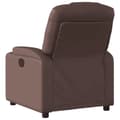 Miniatyrbild 5 av 11: vidaXL Elektronisk reclinerfåtölj brun konstläder