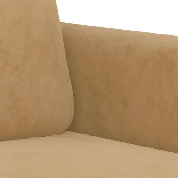 vidaXL sofasæt 3 dele med puder velour brun