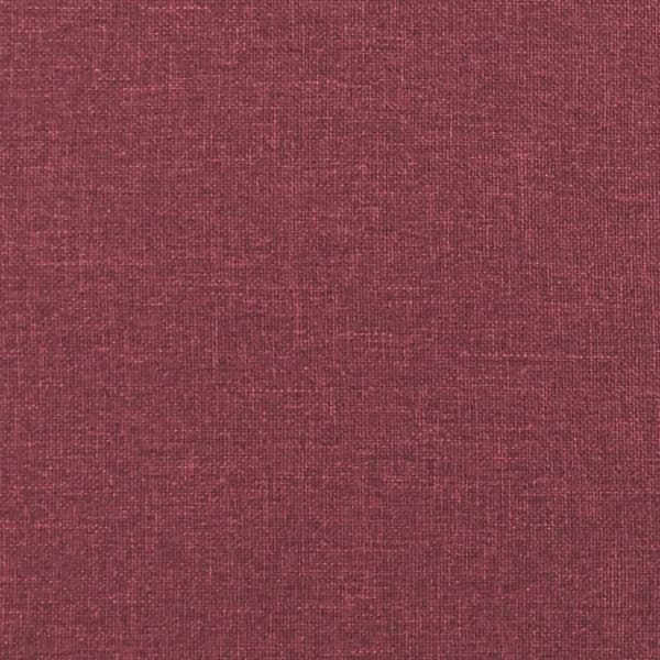 vidaXL 2-personers sofa 120 cm stof vinrød