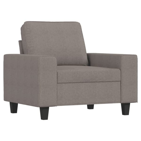 vidaXL sofasæt 3 dele stof gråbrun