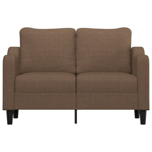 vidaXL 2-personers sofa 120 cm stof brun