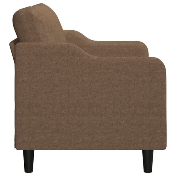 vidaXL 2-personers sofa 120 cm stof brun