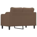 Miniatyrbillede 5 af 8: vidaXL 2-personers sofa 120 cm stof brun