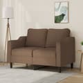 Miniatyrbillede 1 af 8: vidaXL 2-personers sofa 120 cm stof brun