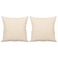 Miniatyrbillede 5 af 8: vidaXL 2-personers sofa med puder 120 cm mikrofiberstof beige