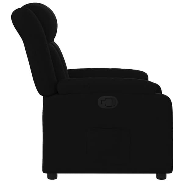 vidaXL Reclinerfåtölj svart tyg