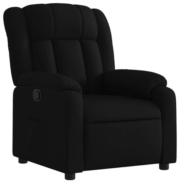vidaXL Reclinerfåtölj svart tyg