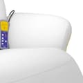 Miniatyrbillede 7 af 11: vidaXL massagestol med fodstøtte kunstlæder hvid