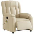 Miniatyrbillede 3 af 11: vidaXL eldrevet massagestol stof cremefarvet