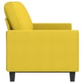 Miniatyrbillede 3 af 8: vidaXL 3-personers sofa 180 cm stof lysegul