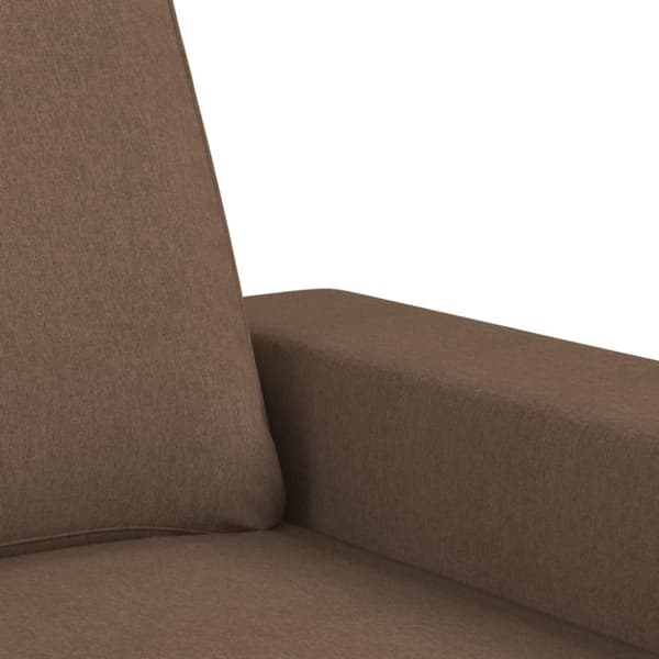vidaXL 2-personers sofa 140 cm stof brun