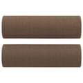 Miniatyrbillede 4 af 8: vidaXL 2-personers sofa med pyntepuder 120 cm stof brun