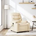 Miniatyrbillede 11 af 11: vidaXL massagestol stof cremefarvet