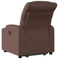 Miniatyrbild 5 av 11: vidaXL Reclinerfåtölj med uppresningshjälp brun konstläder