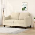 Miniatyrbillede 8 af 8: vidaXL 2-personers sofa 140 cm stof cremefarvet