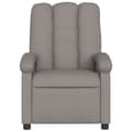 Miniatyrbild 9 av 11: vidaXL Elektrisk reclinerfåtölj taupe tyg
