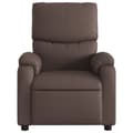 Miniatyrbild 9 av 11: vidaXL Elektronisk reclinerfåtölj brun konstläder